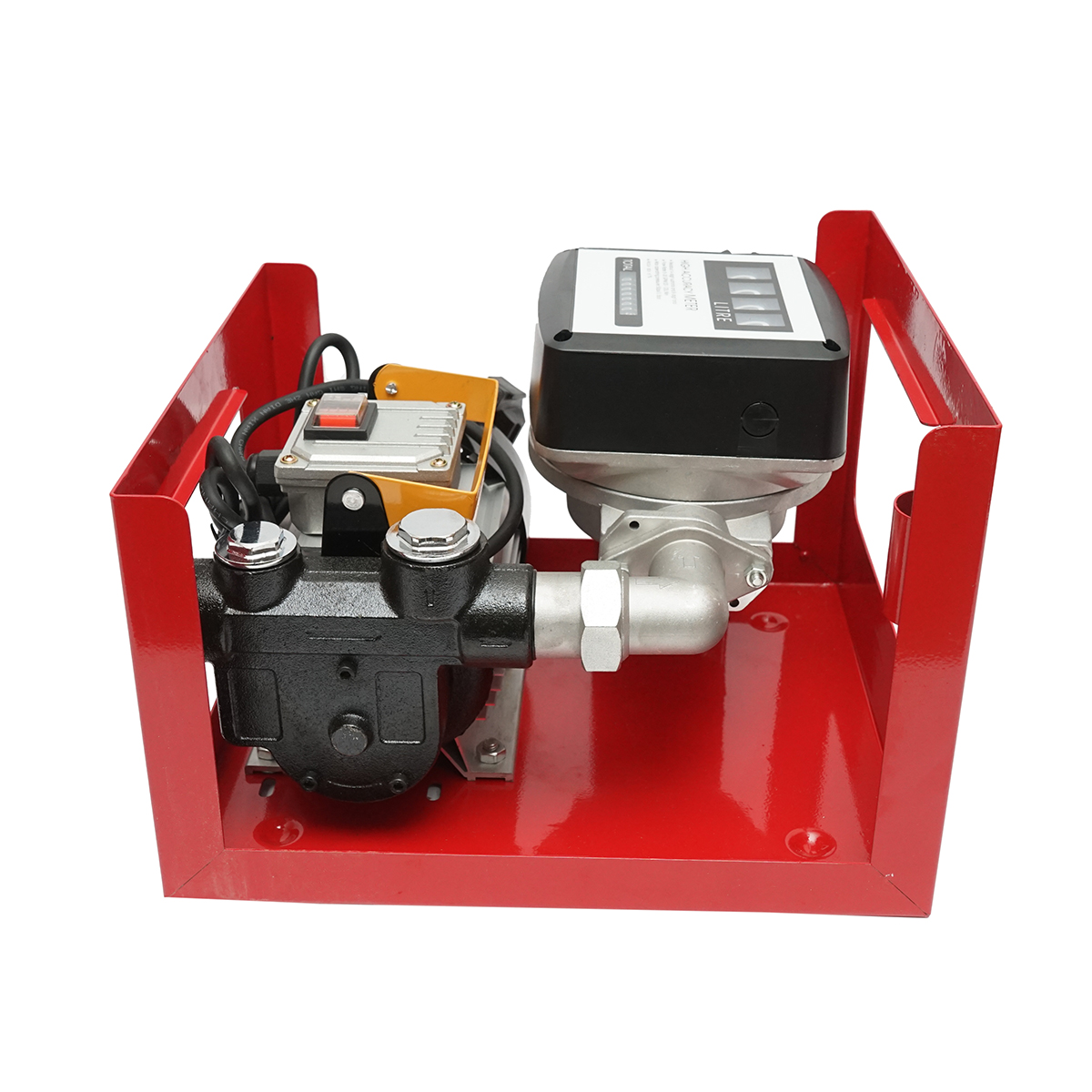 Pompa transfer motorina 220V 550W Breckner  Debit 60L/min. (Kit cu contor, furtun aspiratie 1,5M, furtun transfer 4M, Pistol) - imagine 6