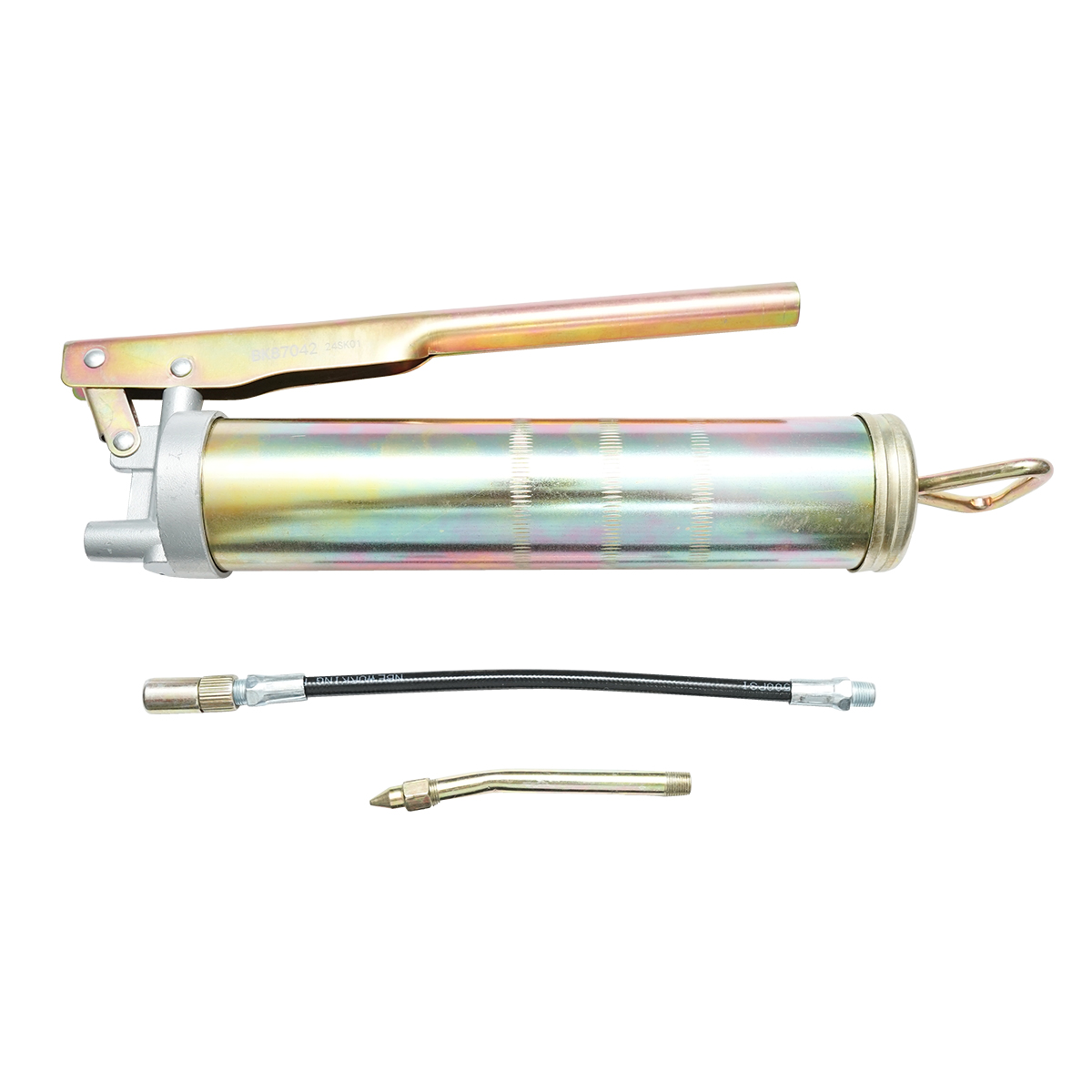 Pistol decalimetru pentru gresat cu tub vaselina 100gr Breckner Germany