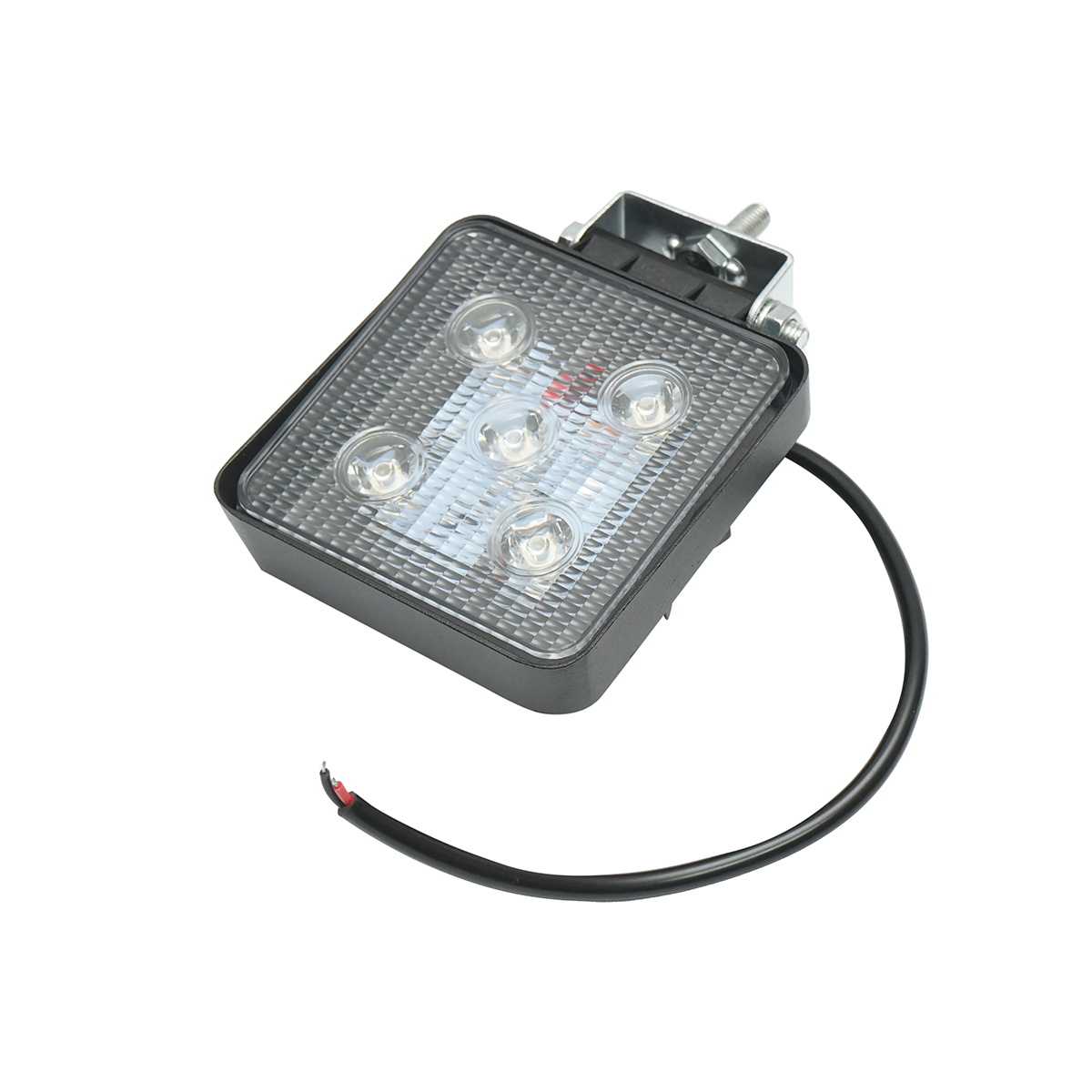 Lampa 5 LED-uri 10-30V 15W unghi radiere 30 de grade tip spot 108x108x36mm IP67 6000K Breckner Germany - imagine 4