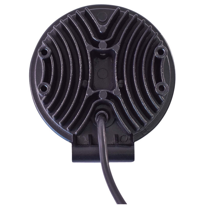 Lampa 8 LED-uri 10-60V 24W unghi radiere 30 de grade tip spot 114x114x48mm IP67 6000K Breckner Germany - imagine 2