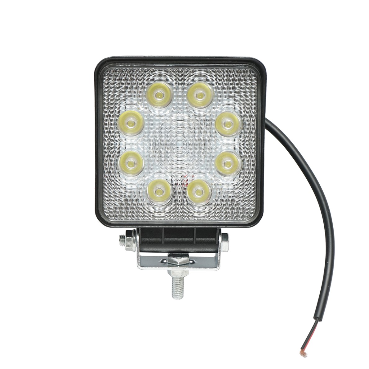 Lampa 8 LED-uri 10-60V 24W unghi radiere 30 de grade tip spot 107x107x51mm 6000K IP67 Breckner Germany