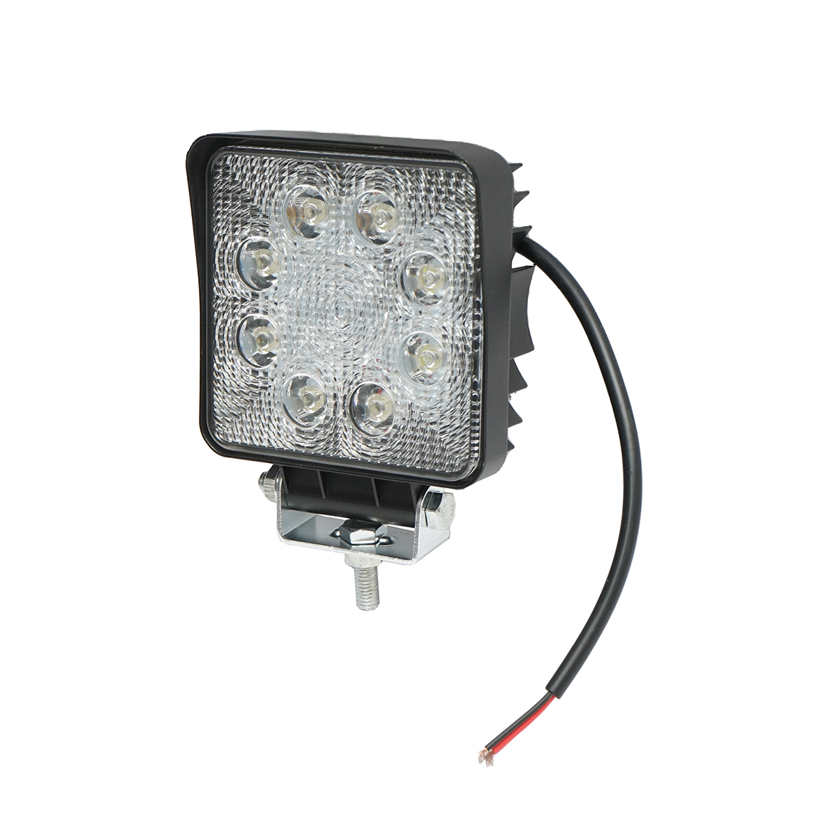 Lampa 8 LED-uri 10-60V 24W unghi radiere 30 de grade tip spot 107x107x51mm 6000K IP67 Breckner Germany - imagine 2