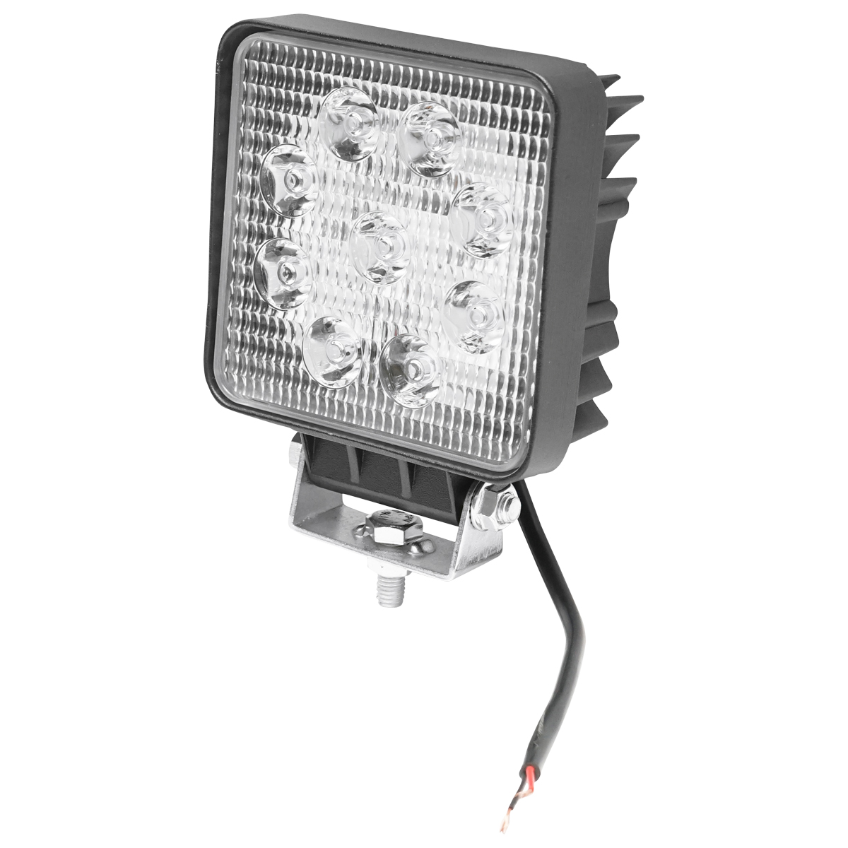 Lampa cu 9 LED-uri 10-60V 27W unghi radiere 30 de grade tip spot 107x107x49mm 6000K IP67 Breckner Germany - imagine 2