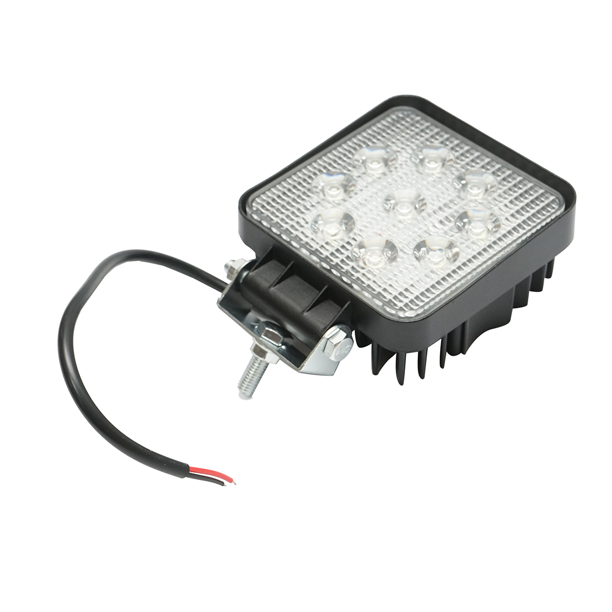 Lampa cu 9 LED-uri 10-60V 27W unghi radiere 60 de grade tip flood 107x107x49mm 6000K IP67 Breckner Germany - imagine 3