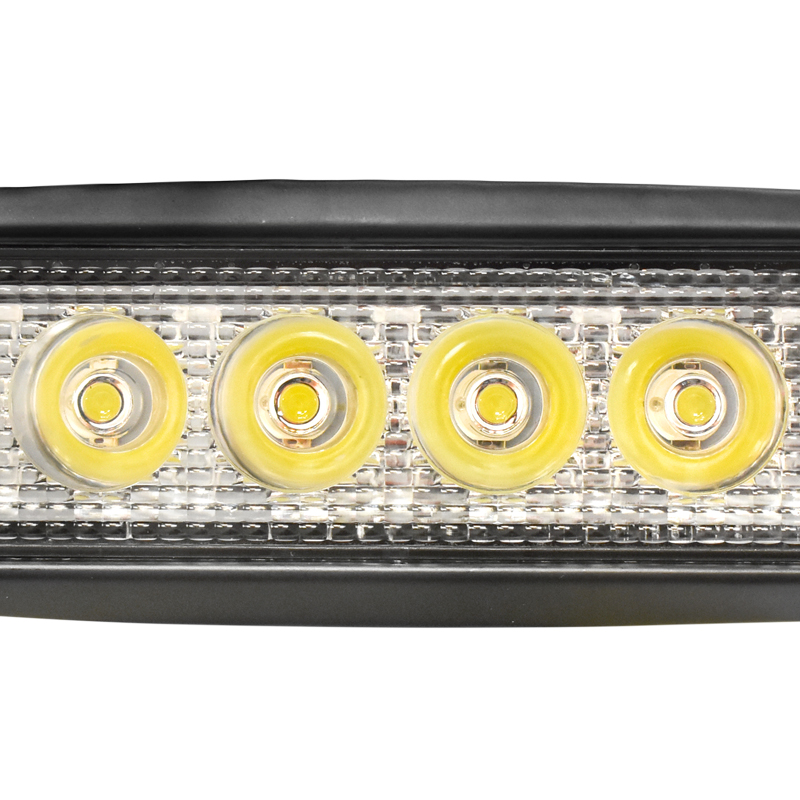 Lampa tip bara cu 6 LED-uri 10-60V 18W unghi radiere 30 de grade tip spot 160x43x42mm Breckner Germany - imagine 4