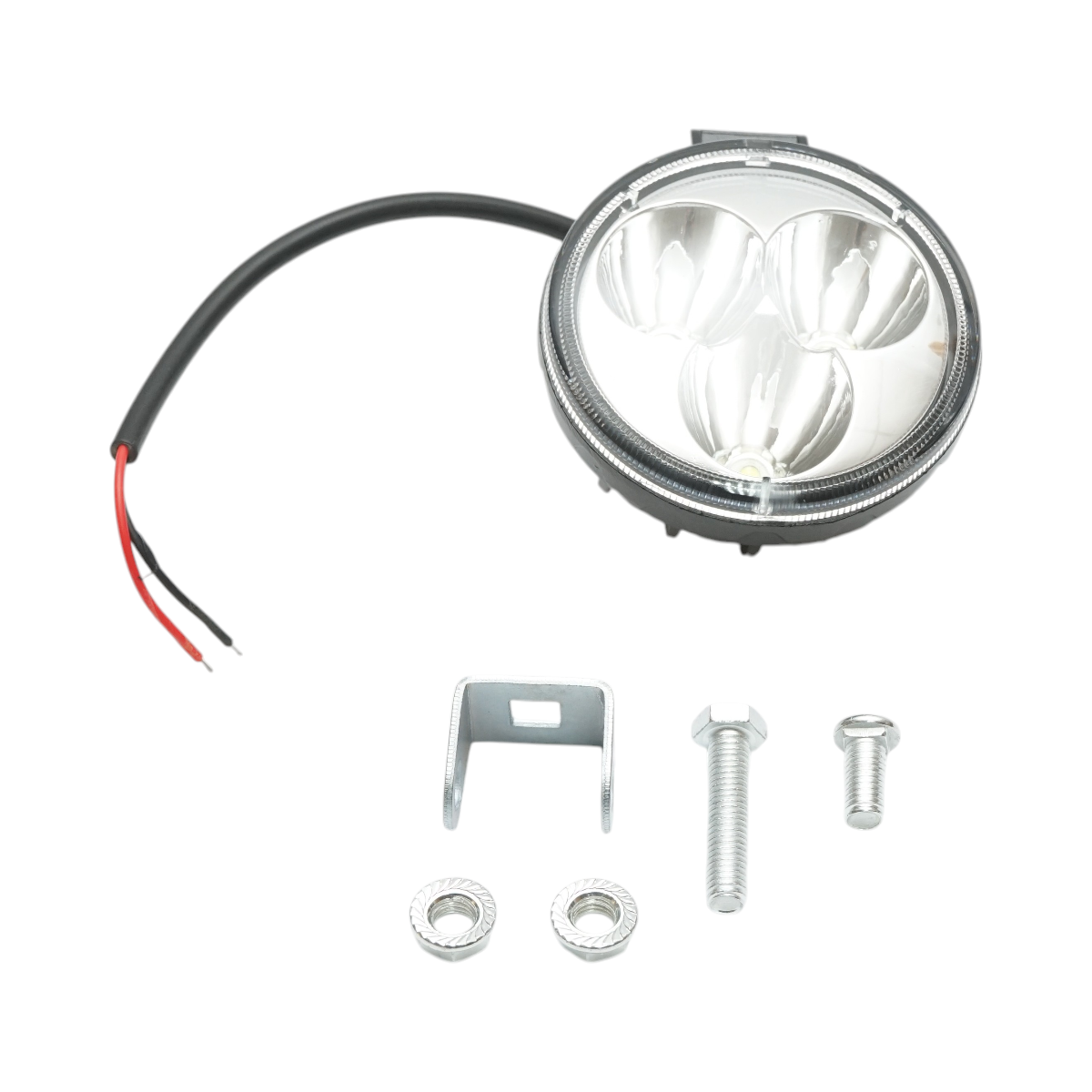 Lampa cu 3 LED-uri 10-30V 9W unghi radiere 30 de grade tip spot 82x52mm IP67 6000K Breckner Germany - imagine 3