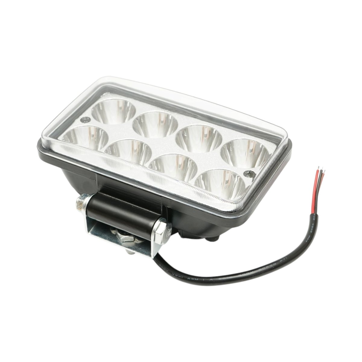 Proiector dreptunghiular LED 24W, 10-30V, 8 LED-uri, unghi radiere 30 de grade tip spot 158x105x50mm Breckner Germany - imagine 5