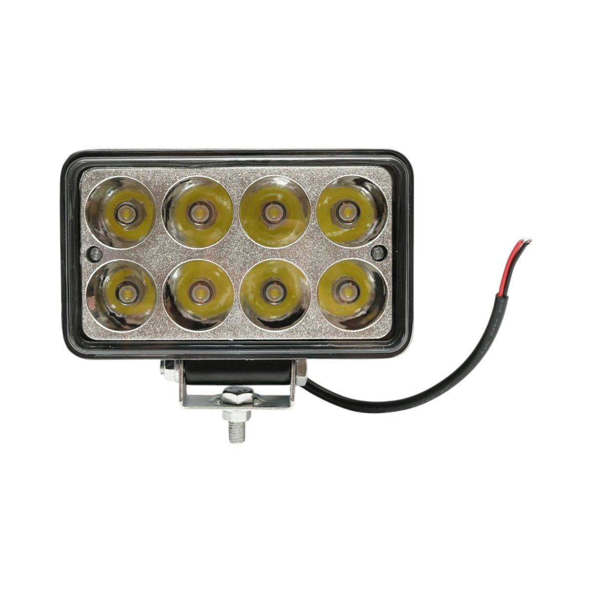 Proiector dreptunghiular LED 24W, 10-30V, 8 LED-uri, unghi radiere 30 de grade tip spot 158x105x50mm Breckner Germany
