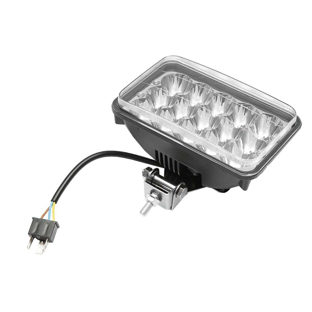 Lampa 15 LED-uri  2 faze 10-30V 45W unghi de radiere 30 - imagine 3