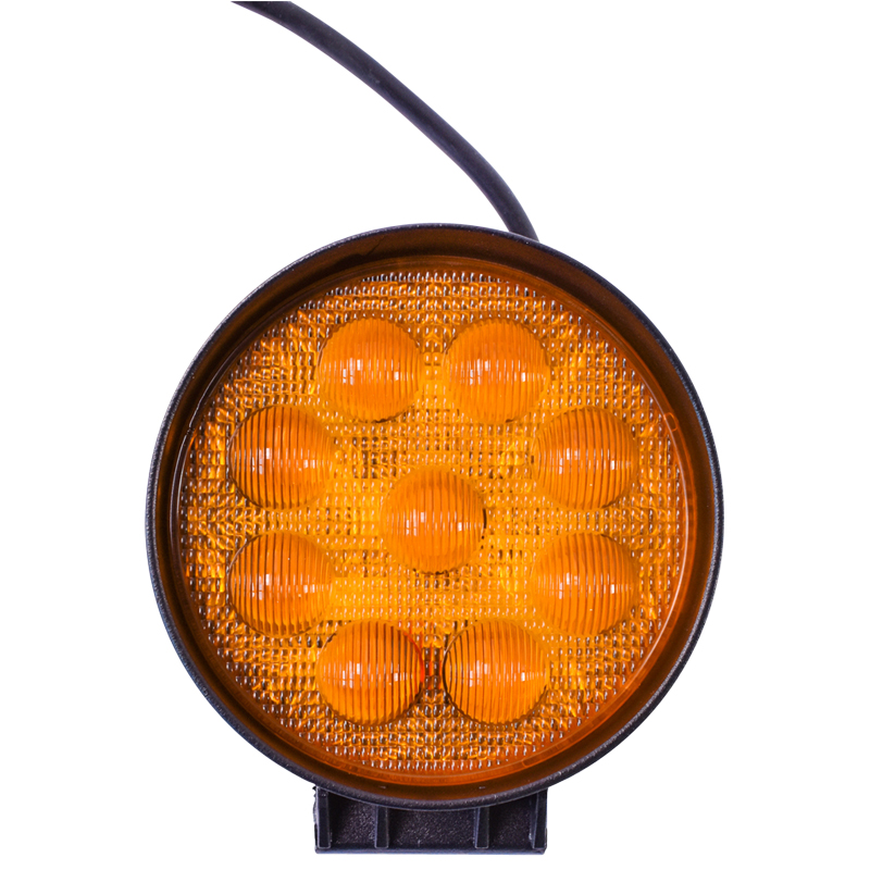 Lampa iluminat pentru ceata cu 9 leduri 10-30V 27W - unghi radiere 60 de grade tip flood - imagine 3