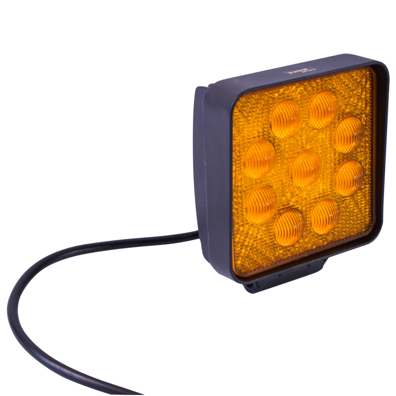 Lampa ceata cu 9 LED-uri 10-30V 27W unghi radiere 60 de grade tip flood Breckner Germany - imagine 5