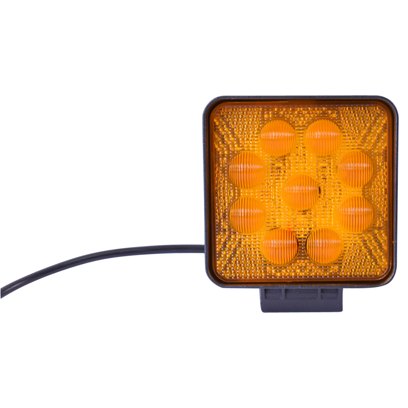 Lampa ceata cu 9 LED-uri 10-30V 27W unghi radiere 60 de grade tip flood Breckner Germany - imagine 2