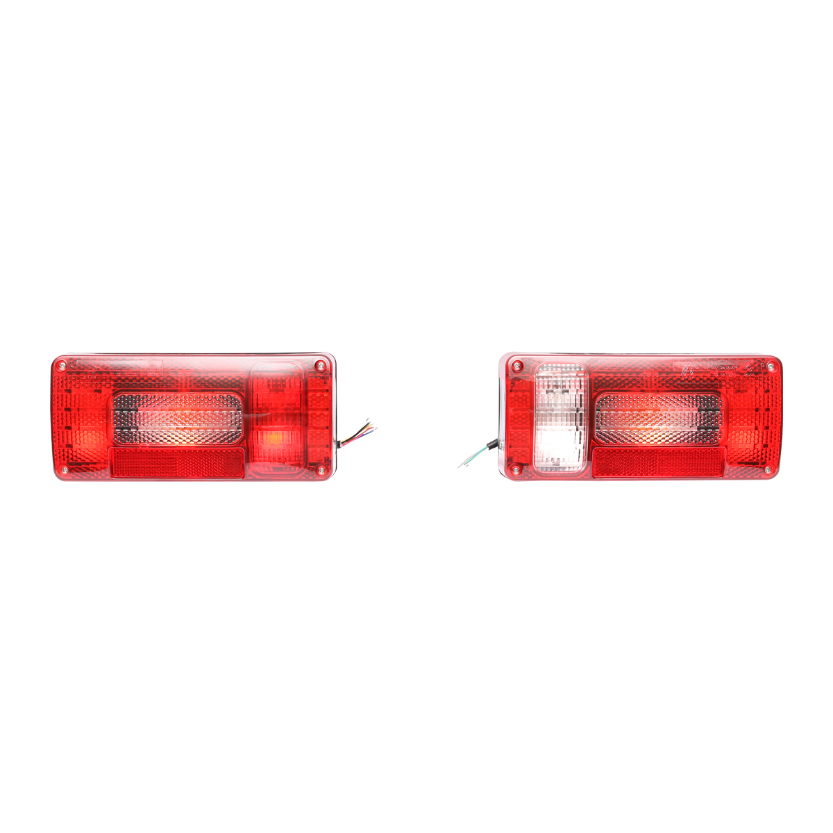 Set lampi remorca E-mark 220x100x57mm 12V Breckner Germany - imagine 2