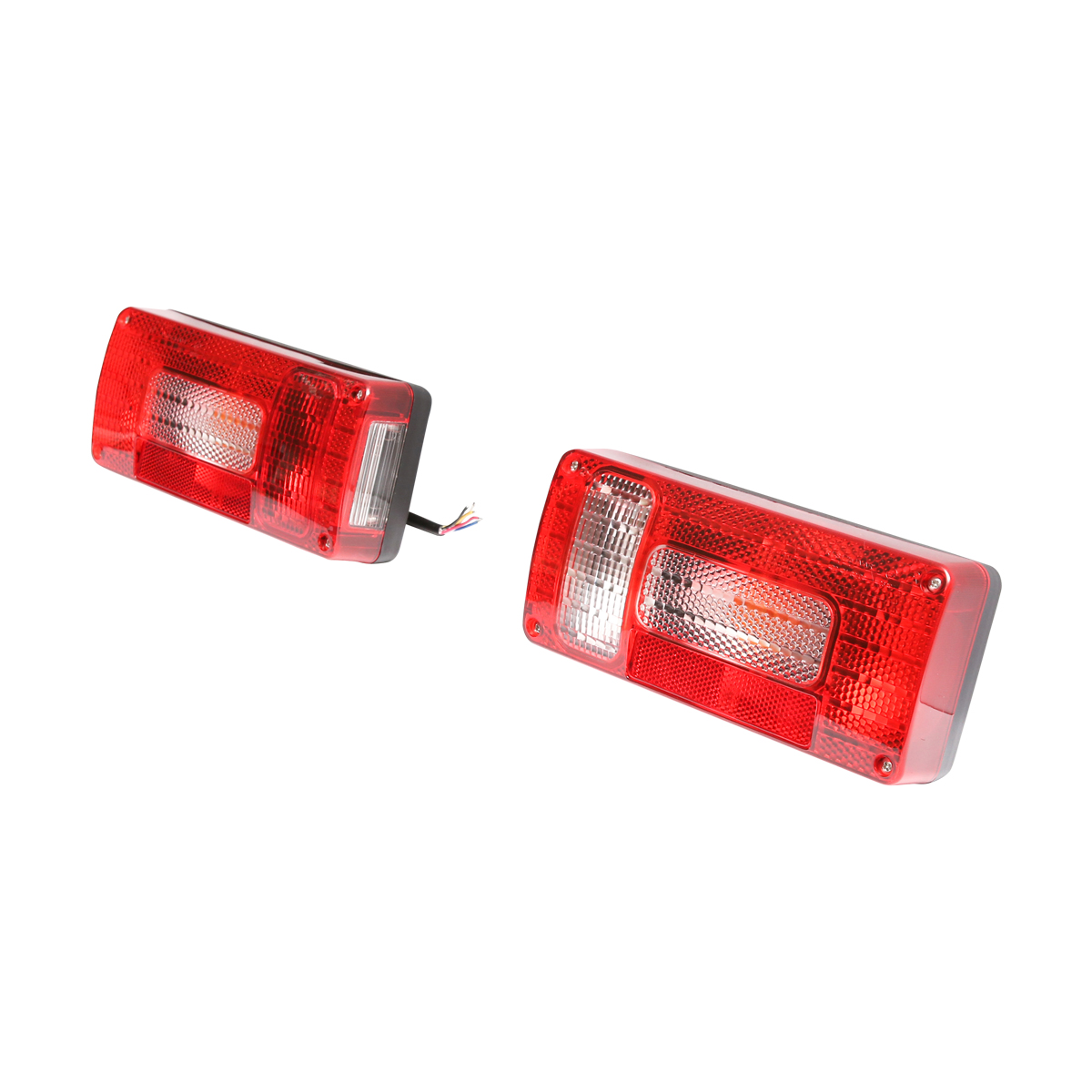Set lampi remorca E-mark 220x100x57mm 12V Breckner Germany - imagine 3