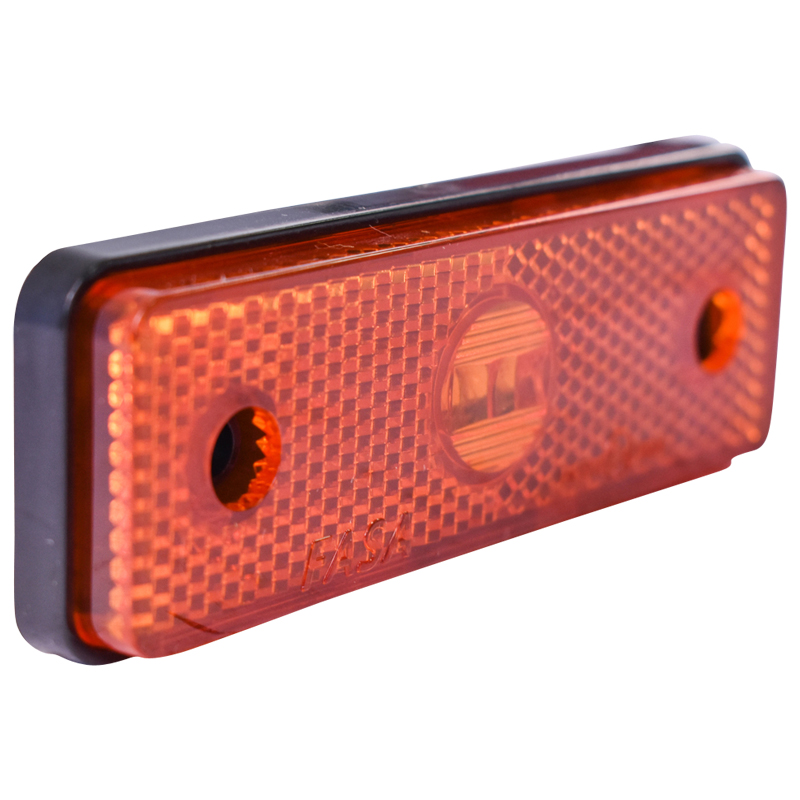 Lampa laterala portocalie de gabarit 24V cu Led - imagine 2