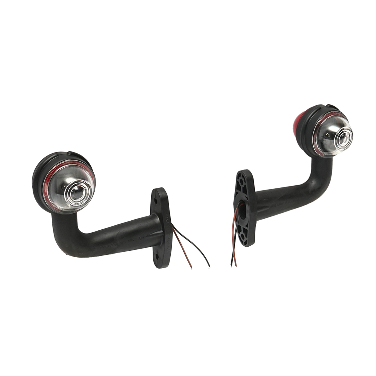 Set lampi laterale de gabarit cu LED 24V rosu-alb PVC dur - imagine 4