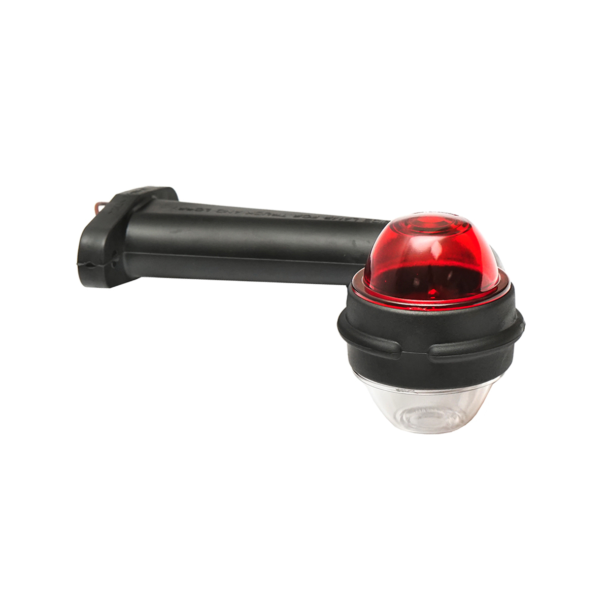 Set lampi laterale gabarit LED 24V, rosu-alb, PVC dur - imagine 5