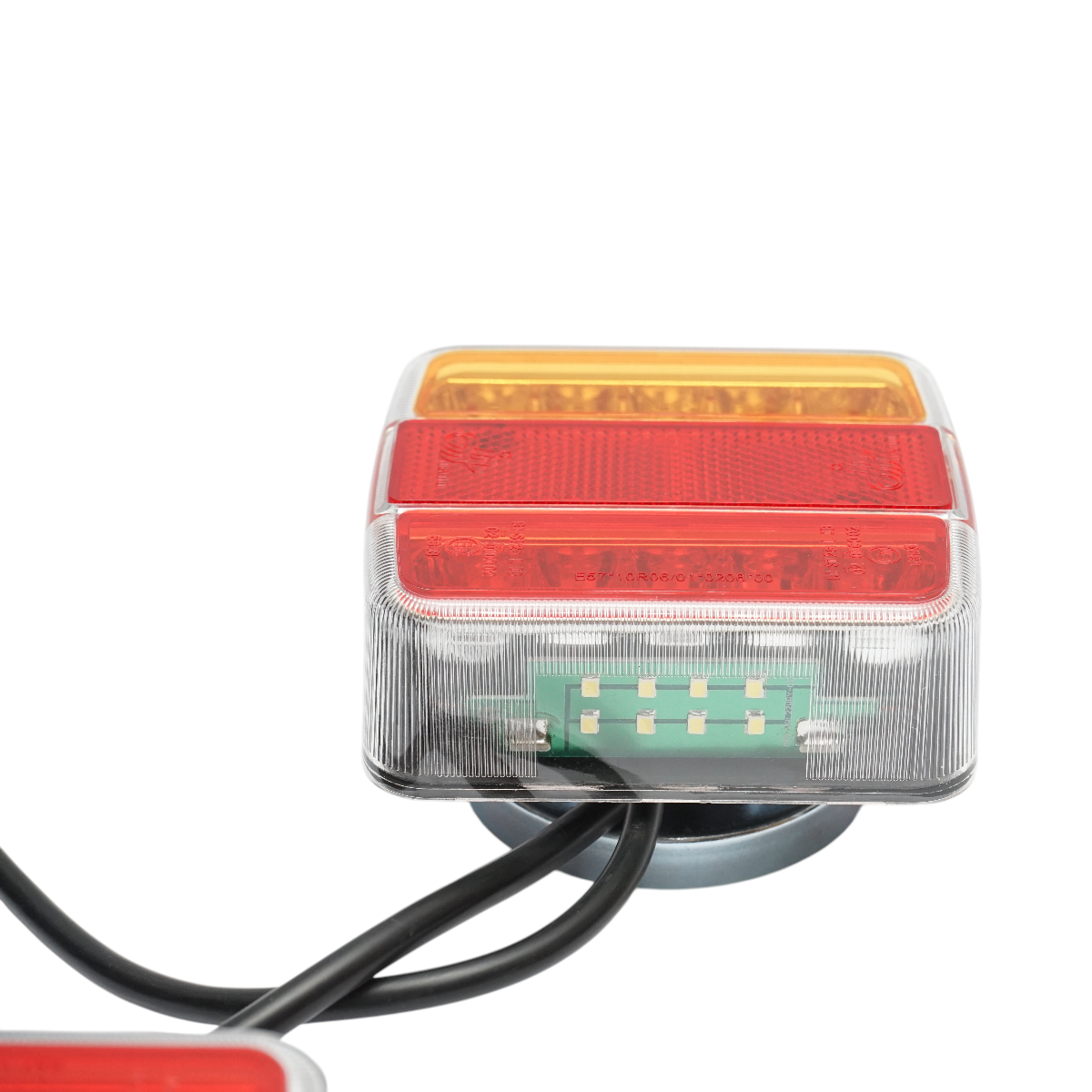 Set lampi LED magnetice 12V pentru remorca, fisa 7 pini, cablu stopuri 2.5m, cablu fisa 7.5m Breckner Germany - imagine 4