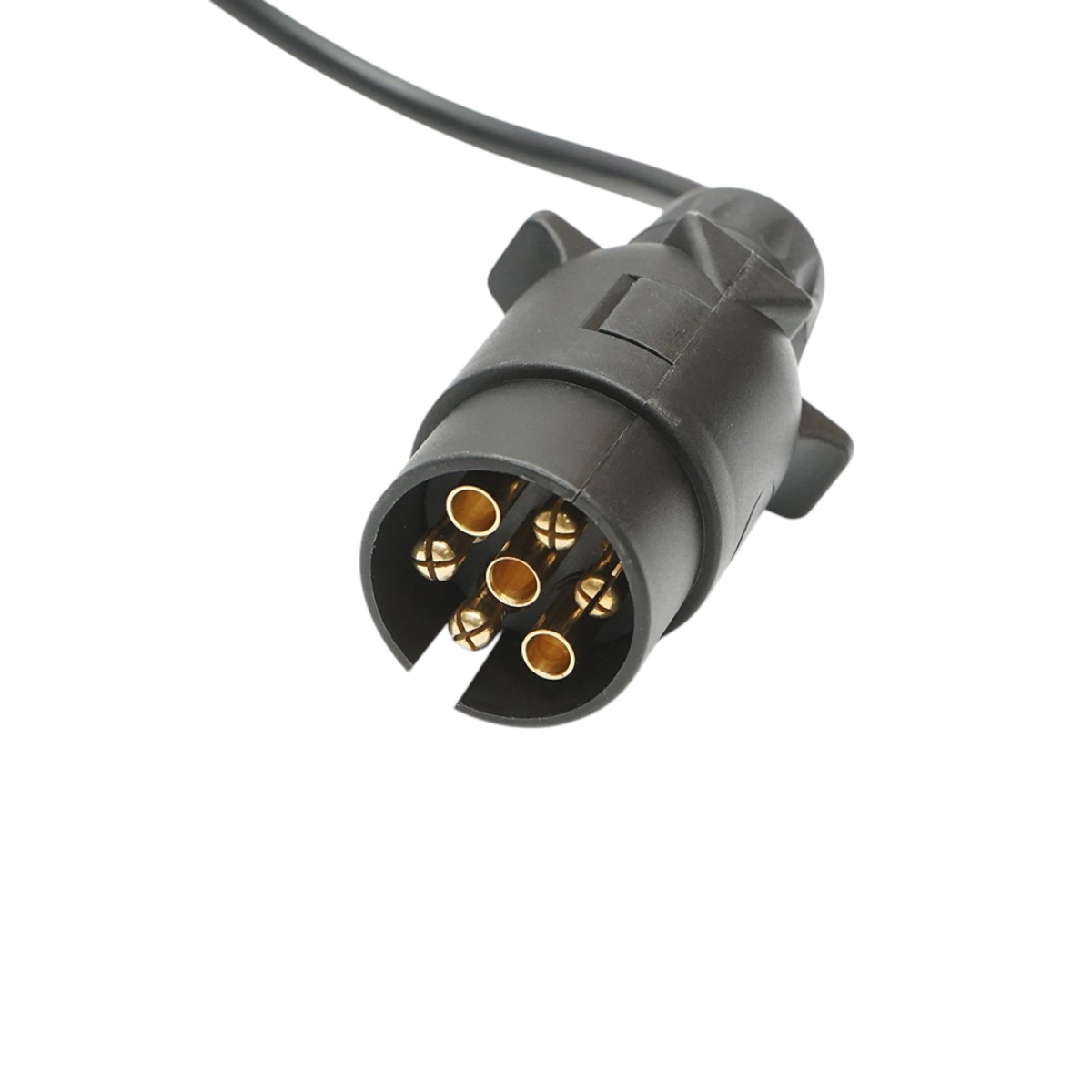 Set lampi magnetice 12V pentru remorca, fisa 7 pini, cablu stopuri 2.5m, cablu fisa 7.5m Breckner Germany - imagine 7