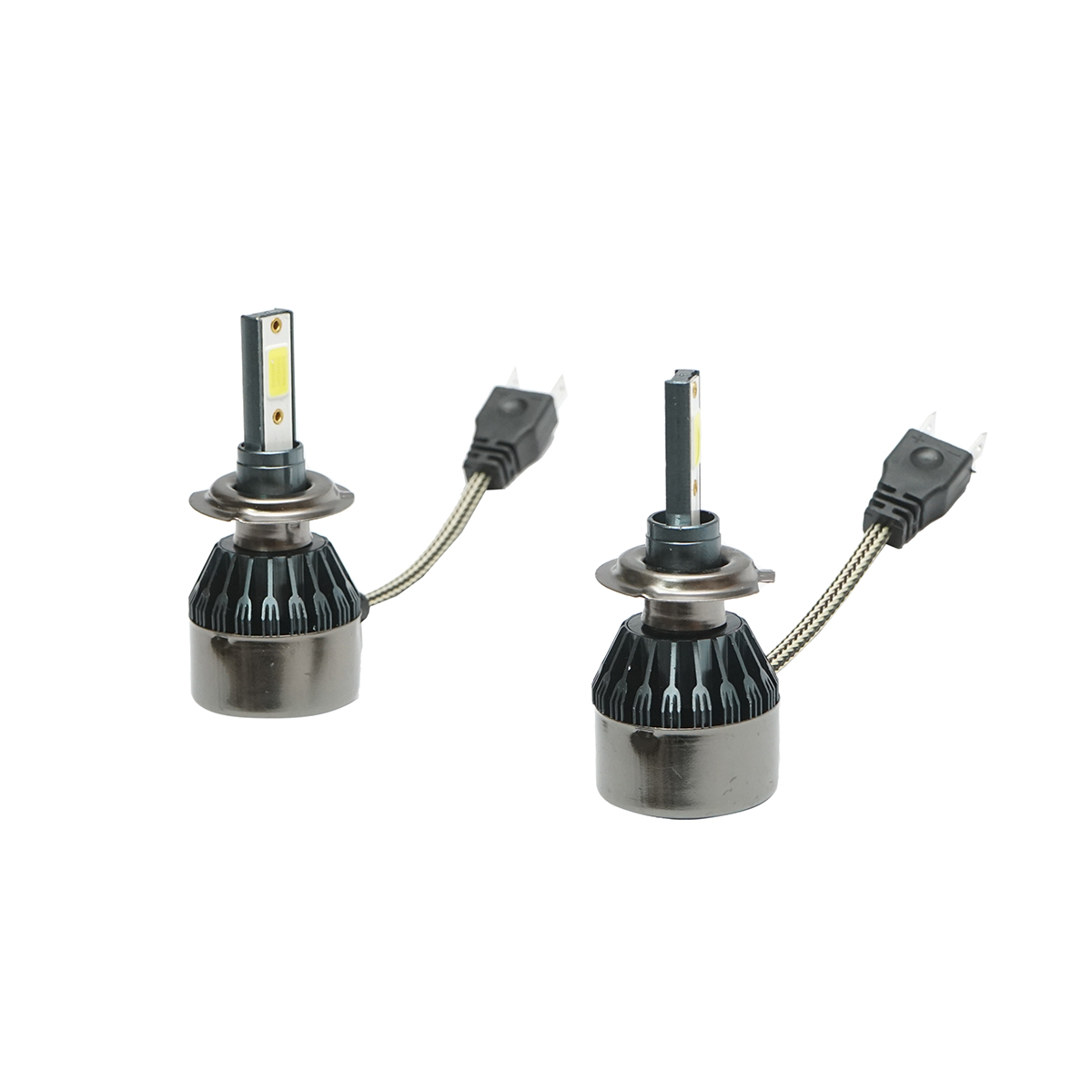 Set 2 becuri LED H7 36W/3800LM C6-H7, 12V, 6500K - imagine 2
